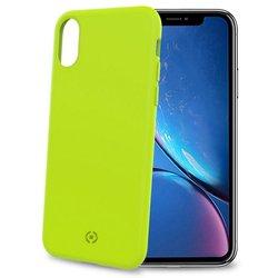 Celly Shock Funda Silicona Amarilla para iPhone XR