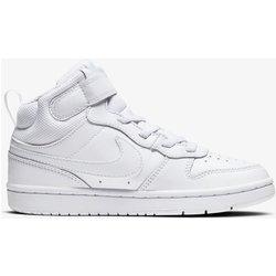 Zapatillas NIKE Court Borough Mid 2 Niños (33 - Blanco)