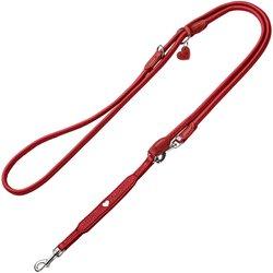 HUNTER Round & Soft Love roja correa ajustable para perros - 200 x 0,6 cm (L x Diám)