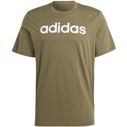 Camiseta adidas essentials linear verde hombre