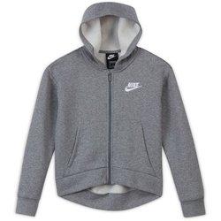 Chaqueta nike sportswear club fleece niña gris