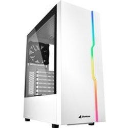 caja sharkoon rgb slider - blanco