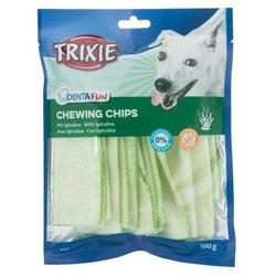 100 gr Chips DentaFun Tiras Dentales para Perro con Spirulina Trixie