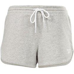 Pantalón reebok identity french terry short mujer gris