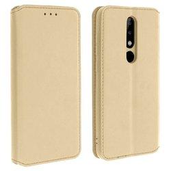 Funda Nokia 5.1 Plus AVIZAR Book Dorado