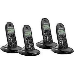 Teléfono DECT Motorola C1004L Cuarteto - Negro