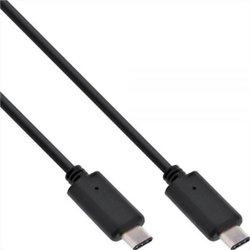 Cable USB INLINE USB C/USB C 1 m Macho/Macho Negro