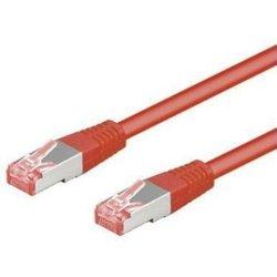 Goobay CAT 6-050 LC SSTP PIMF 0.5m cable de red 0,5 m Rojo