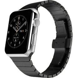 Correa para Apple Watch 42 y 44 mm Perlas de metal - Negra