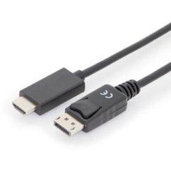 Digitus Cable Adaptador DisplayPort-HDMI 1m