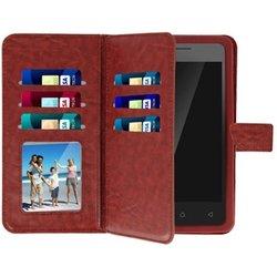 Funda Universal 5.5'' AVIZAR FOLIO-MARELO-BR-XXL Marrón