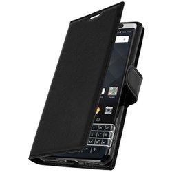 Funda libro billetera para BlackBerry Keyone - Negra