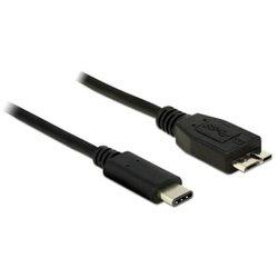 DeLOCK 1m USB 3.1 cable USB USB C Micro-USB B Negro