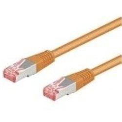 Goobay CAT 6-5000 SSTP PIMF 50.0m cable de red 50 m Naranja