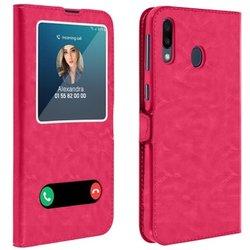 Funda Samsung Galaxy M20 AVIZAR Window Rosa