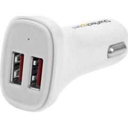 Cargador de coche startech usb2pcarwhs blanco