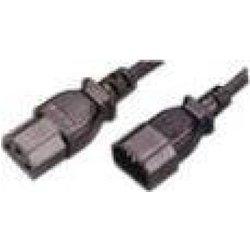 MCL Mcl Cable Electric Male/female 2m, Negro