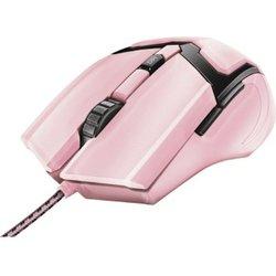 Ratón Gaming TRUST GXT101P (con Cable - 4800 dpi - Rosa)