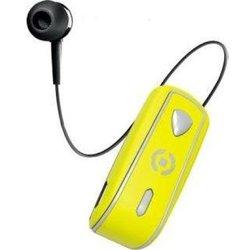 Celly BH Snail auriculares para móvil Monoaural Dentro de oído Negro, Amarillo