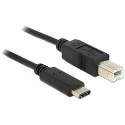 DeLOCK 83601 cable USB 1 m USB C USB B Negro