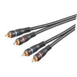 Cable RCA 2 Machos A 2 RCA Machos 10m HQ