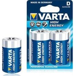 Pilas VARTA High Energy D, 2 pcs