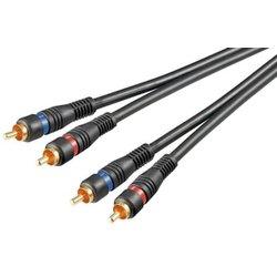 Cable de Audio GOOBAY (2 m - Negro)