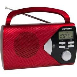 Radio portátil Metronic rojo 477201