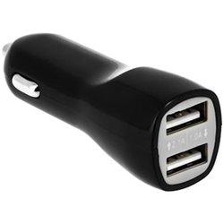 Cargador para coche 2 puertos USB 2.1A Testigo LED