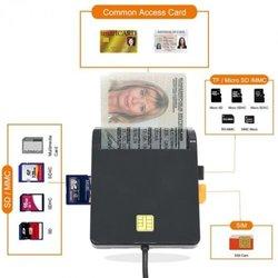 Ultrapix LECTOR DE TARJETAS SMART CARD/SIM/SD/MICRO SD UP-JNRB011