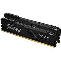 DDR4 KINGSTON 2X8GB 3600 FURY BEAST NEGRO