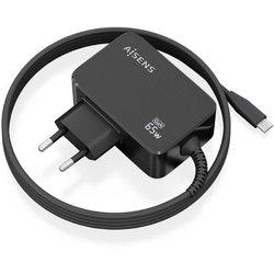 Aisens Cargador GaN PD3.0 USB-C 65W 1.8m Negro