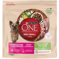 Pienso para Perros ONE (1.5 Kg - Seco - Sabor: Pavo)