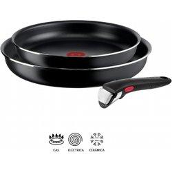 Set de 2 Sartenes X2 22 y 26 cm TEFAL Ingenio Easy Cook and Clean con 1 Mango Extraíble