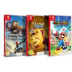 Immortals: Fenyx Rising + Mario Rabbids Kingdom Battle + Rayman Legends Edición Definitiva para Switch