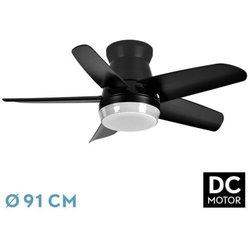 Ventilador DC Neutron 24W Negro 5 Aspas FABRILAMP