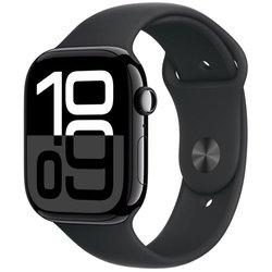 Apple Watch Series 10 GPS 46mm Caja Negro Azabache con Correa Deportiva Negra