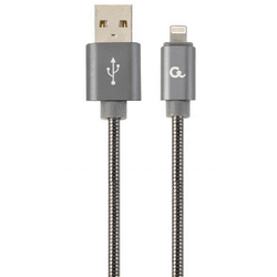 Cablexpert CC-USB2S-AMLM-1M-BG cable de conector Lightning 8 m Gris