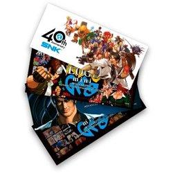 SNK - Sobre de 4 Pegatinas Mini (Neo Geo)