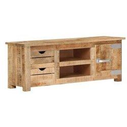 Mueble TV 110x30x40 cm en Madera de mango RAW