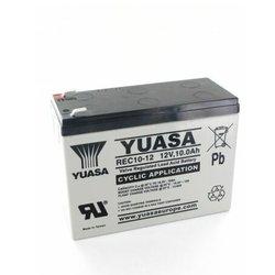 Yuasa - Cable de la batería 12V 10Ah REC10-12 aplicación cíclica