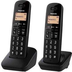 TelÉfono kx-tgb612 dect black duo