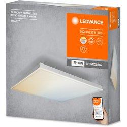 Plafon LED 20W Quadrado 30x30cm Sem Moldura Smart WiFi LEDVANCE 4058075484351 Branco LEDKIA