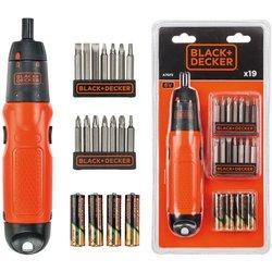 Black+decker a7073-xj - kit con 19 piezas para atornillar incluye atornillador 6.0v