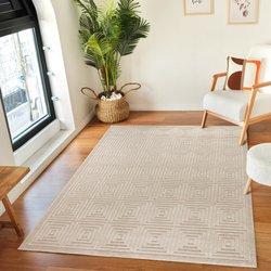 Surya alfombra escandinava moderna interior/exterior beige 120x170