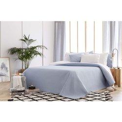 Colcha rombo azul claro cama 105 - 200x260cm