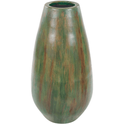 Terracota Jarrón decorativo 50 Verde Marrón BELIANI Amfisa