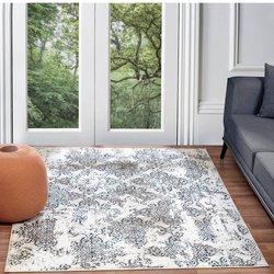 Surya alfombra vintage oriental blanco/azul 200x275