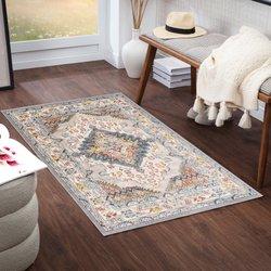 Surya alfombra vintage oriental multicolor/topo 80x150