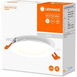 Downlight Ledvance LED Slim esencial Línea 8W 4000K Corte Ø 105 mm